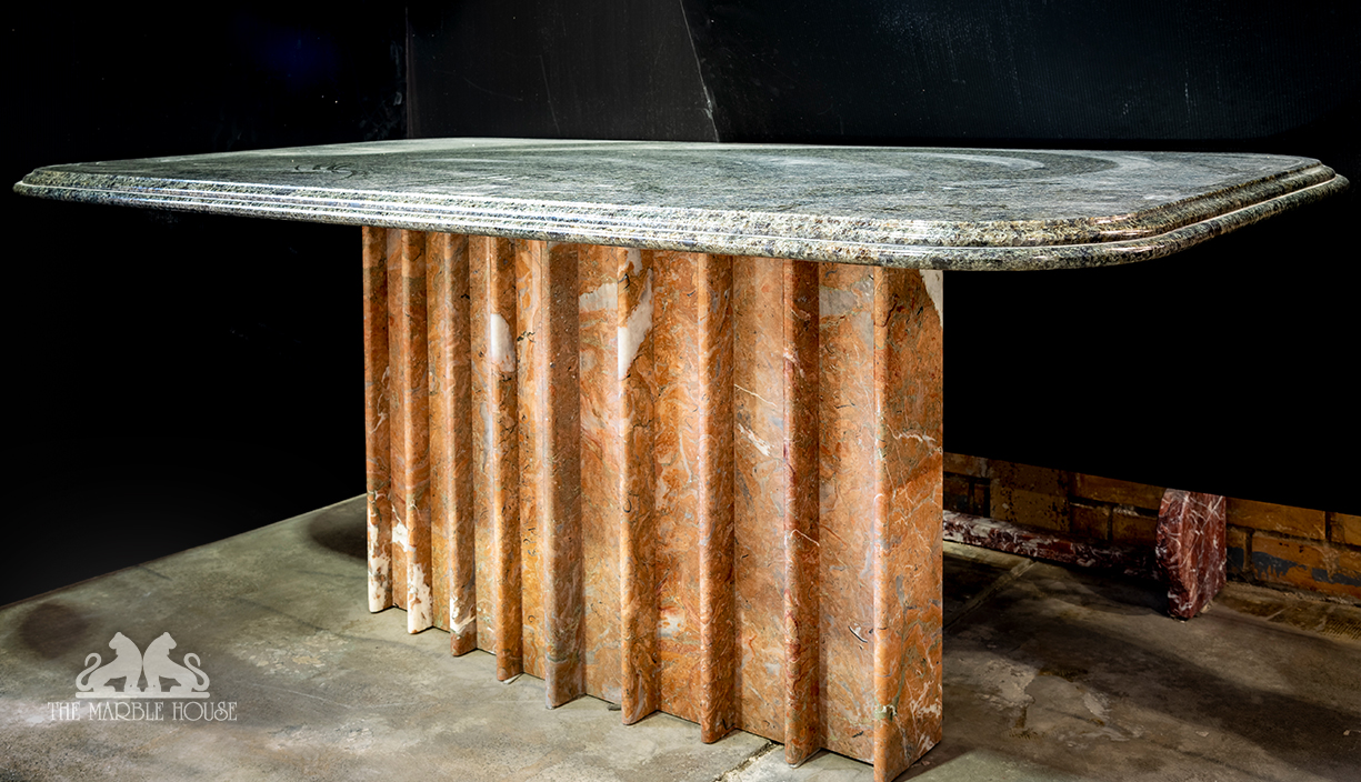 Rosa Dining Table. Marble dining tables supplier and importer, Australia, NZ. Marble dining tables ideas. The Marble House, Melbourne.