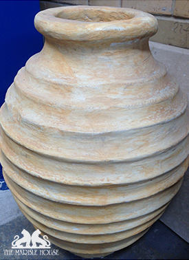 Ilion Urn. Outdoor urn pots suppliers, Australia, NZ. Mediterranean Urns importers and suppliers. The Marble House.
