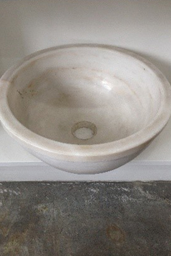 Solid Rosa Aurora Marble Basin