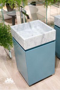 White Carrara marble. Carrara marble slabs. Carrrara marble white. The Marble House, Melbourne, Australia.